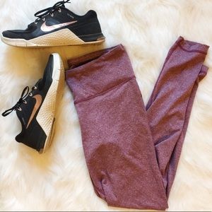 Maroon 90 degree leggings